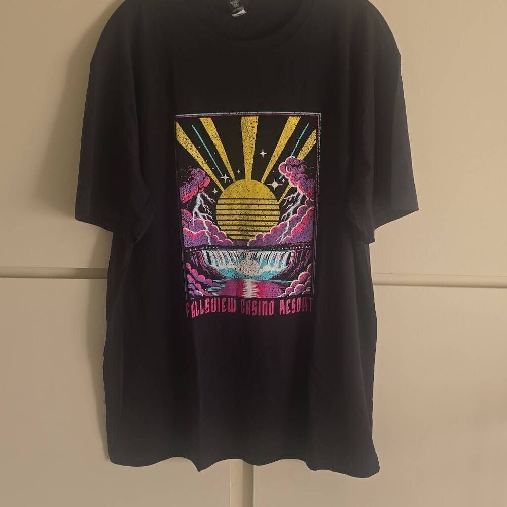 Fallsview Casino Resort 2024 Band Lineup T-Shirts, Black, Short Sleeve, NEW, XL